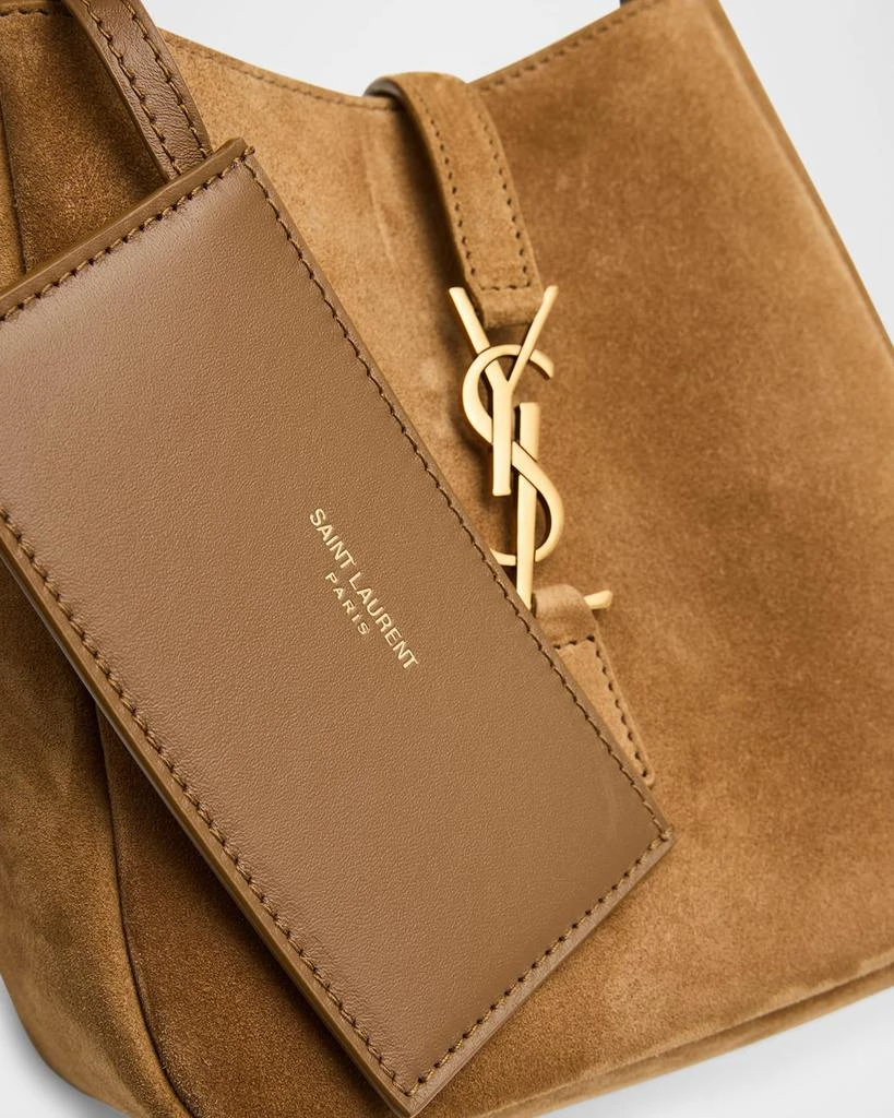 Yves Saint Laurent Le 5 A 7 Baby YSL Hobo Bag in Suede 5