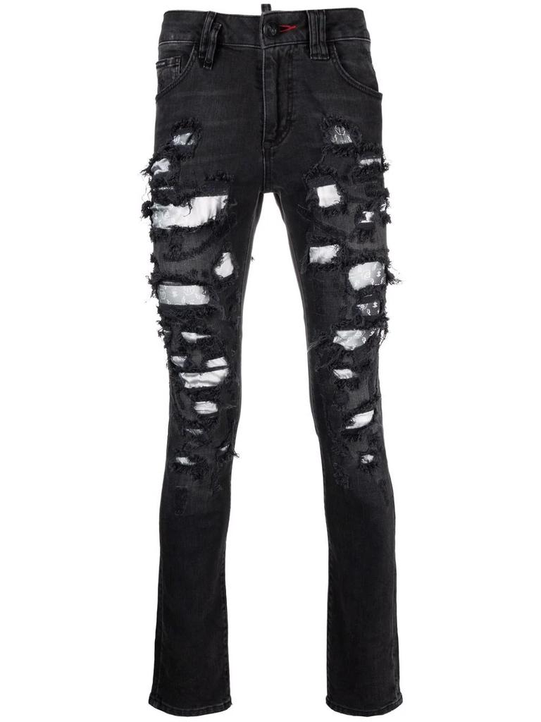 Philipp Plein low-rise skinny jeans - men -  -  - Black