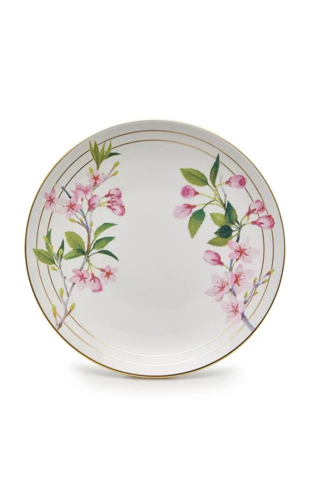 Tiffany & Co. Tiffany & Co. - Exclusive Cherry Blossom Porcelain Dessert Plate - Multi - Moda Operandi