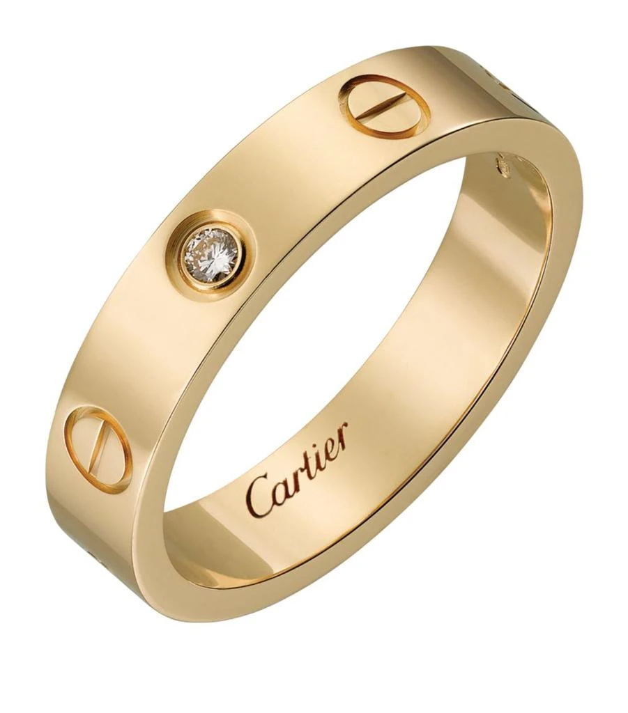 Cartier Yellow Gold and Diamond LOVE Wedding Band 3