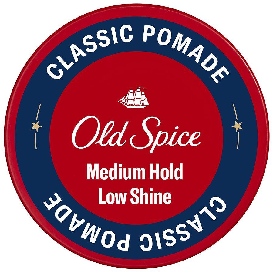 Old Spice Classic Pomade for Men, Medium Hold with Low Shine Coconut & tropical wood notes