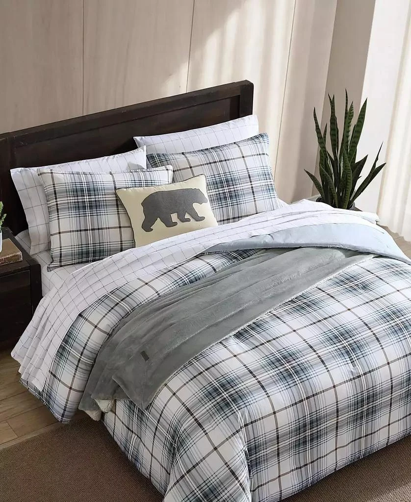 Eddie Bauer Alder Plaid Reversible 2 Piece Comforter Set 6