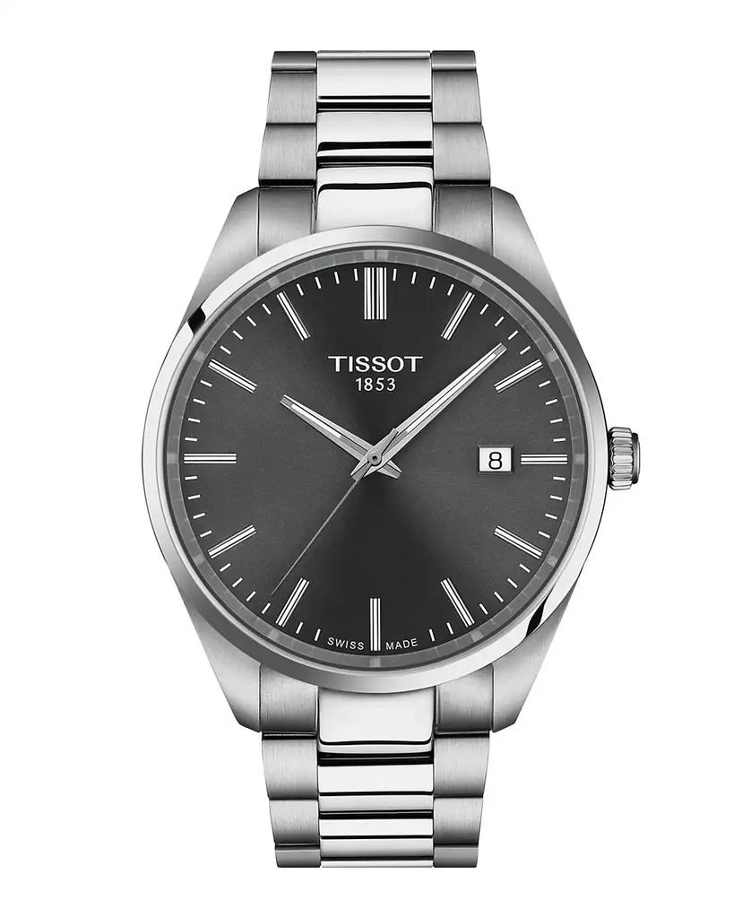 Tissot Men's gray stainless steel Bracelet Watch, 40mm 1