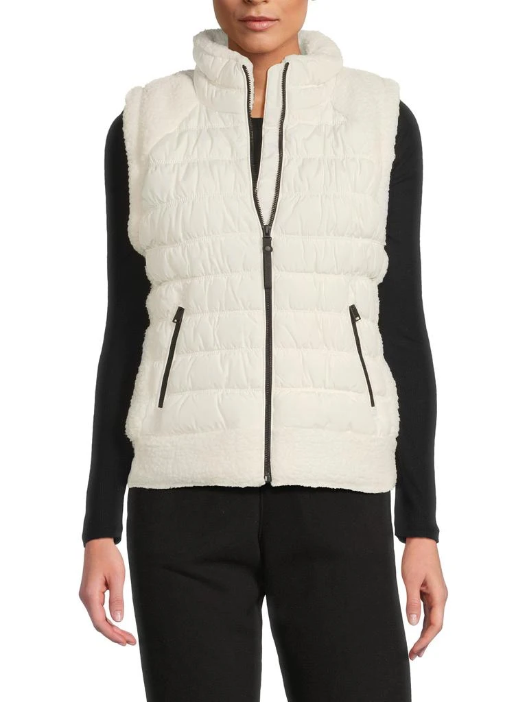 DKNY Sport Quilted Stand Collar Vest