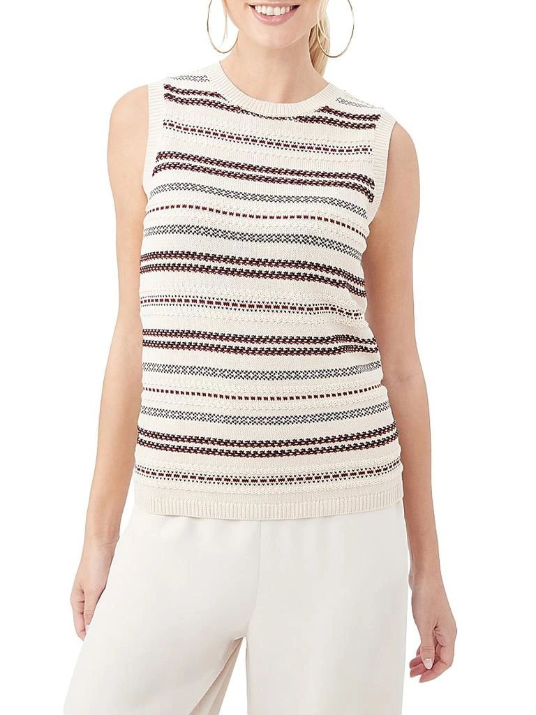 Trina Turk Samoa Striped Knit Tank Top 1