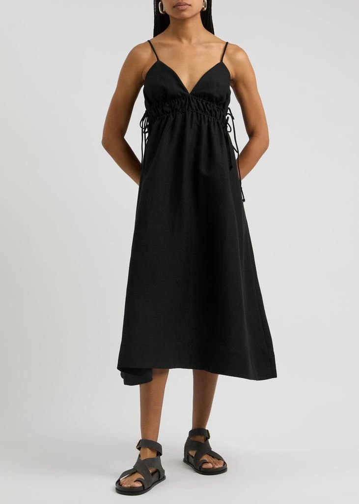 CASA RAKI Rita linen midi dress 4