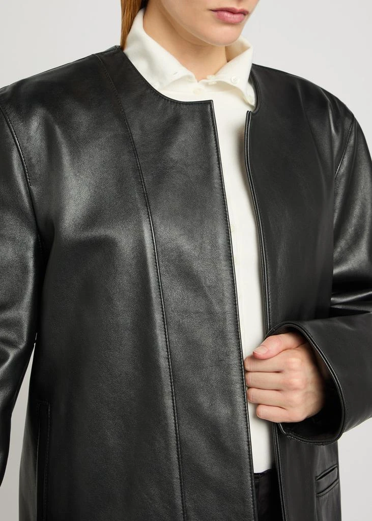 Totême Quilted leather jacket 5