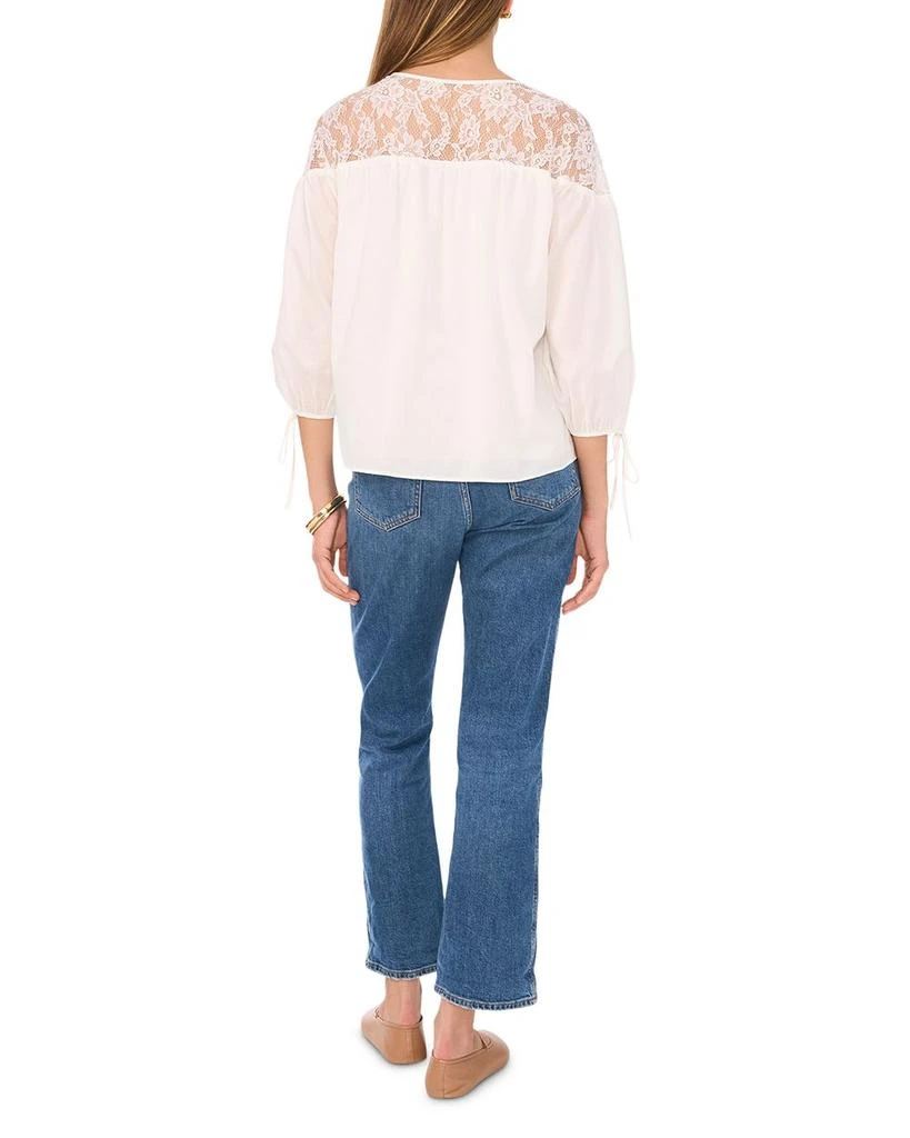 1. State Lace Trim Blouse 3