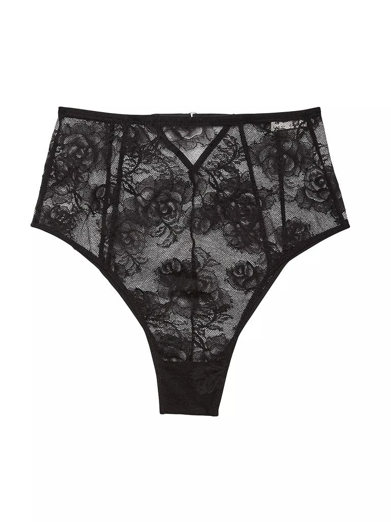 Fleur du Mal Bouquet Lace High-Rise Briefs 1