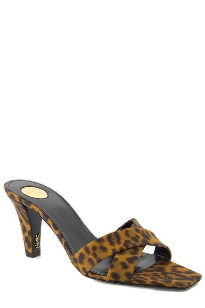 Yves Saint Laurent Saint Laurent Jill Leopard Mules 2