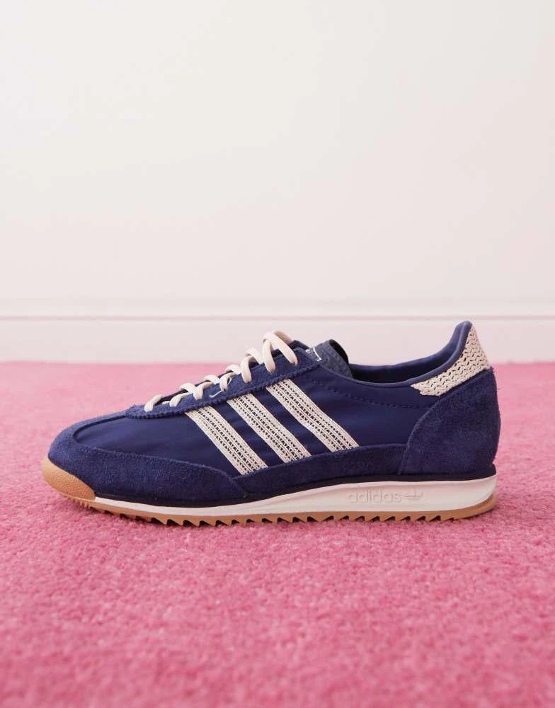 Adidas adidas Originals SL 72 OG crochet navy and white 2