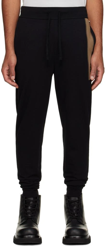 BOSS Black Stripe Sweatpants 1