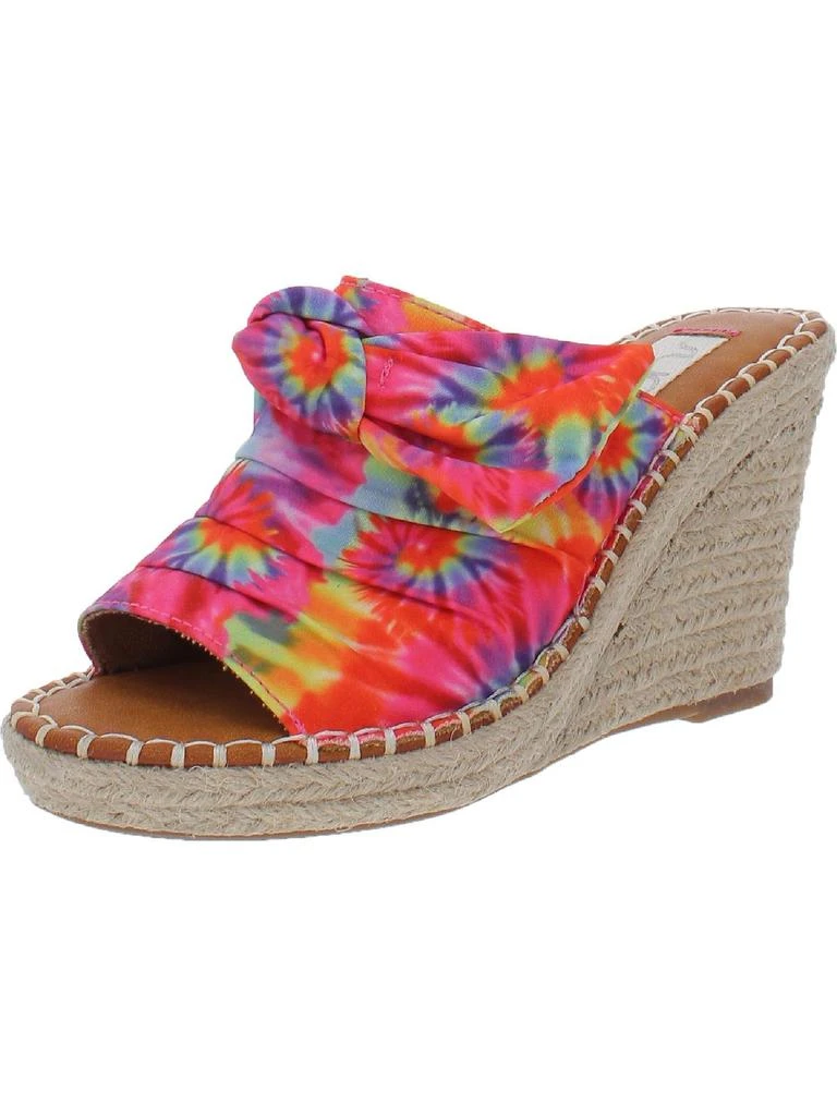 Sugar Hundreds Womens Espadrilles Glitter Wedges 1