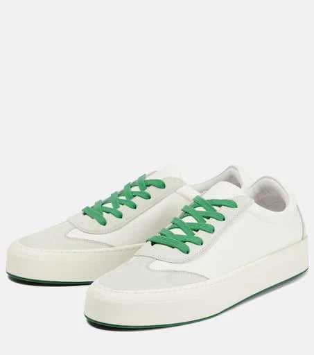 The Row Marley suede-paneled leather sneakers 5