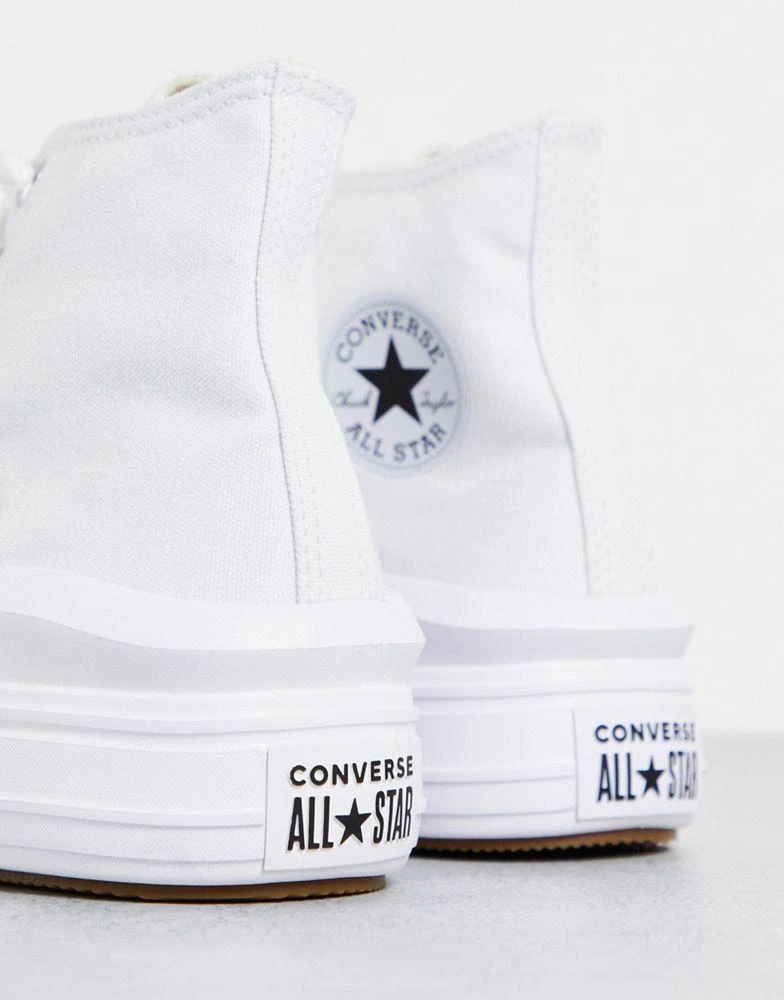 Converse Converse Chuck Taylor All Star Move Hi sneakers in white 4