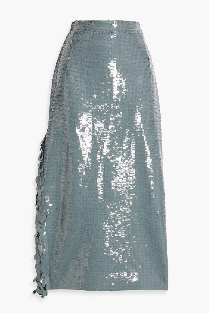 Huishan Zhang Danielle sequined tulle midi skirt