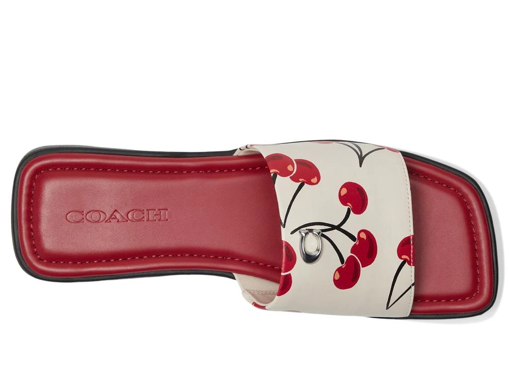 Coach Florence Sandal with Cherry Print 2