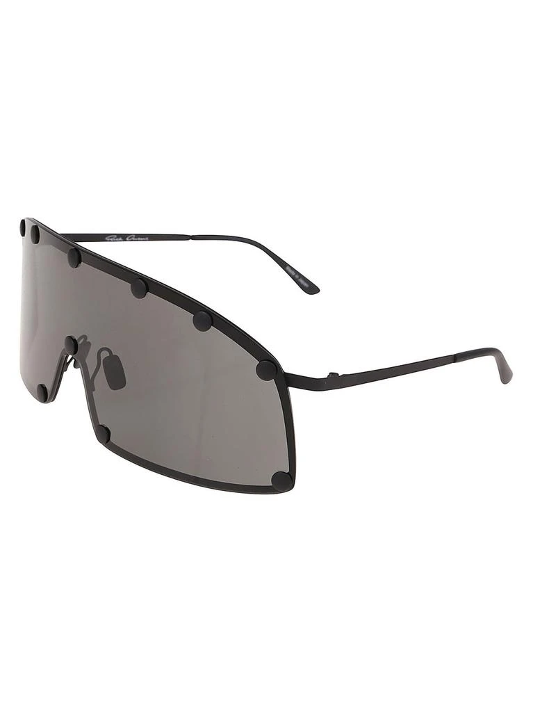 Rick Owens Rick Owens Shield-Style Stainless Steel Frame Sunglasses 2