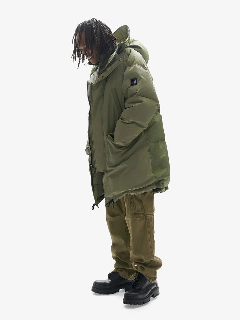 Holden M Long Down Puffer - Stone Green 4