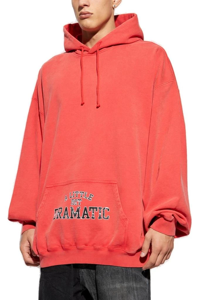 Vetements Vetements Logo Printed Kangaroo Pocket Hoodie 2
