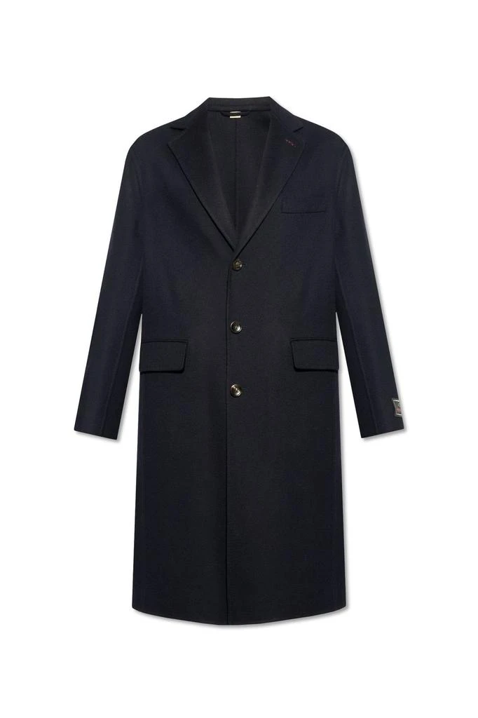 Gucci Gucci Web Detailed Felted Coat 1