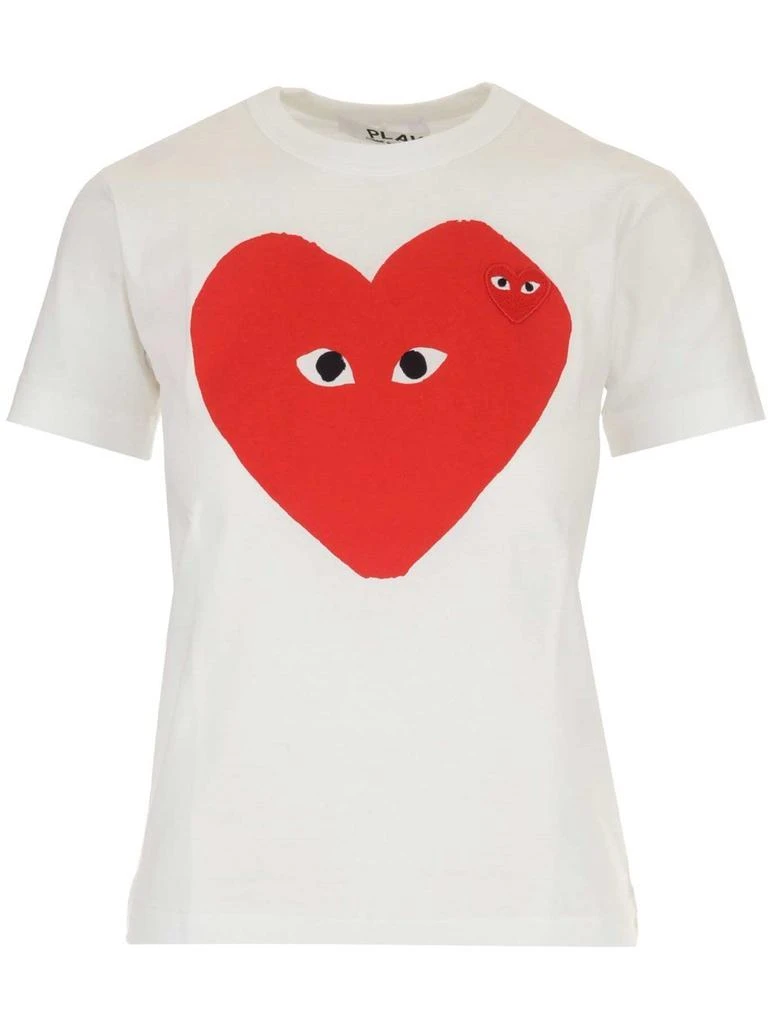 Comme des Garçons Play Comme des Garçons Play Large Heart Print T-Shirt 1