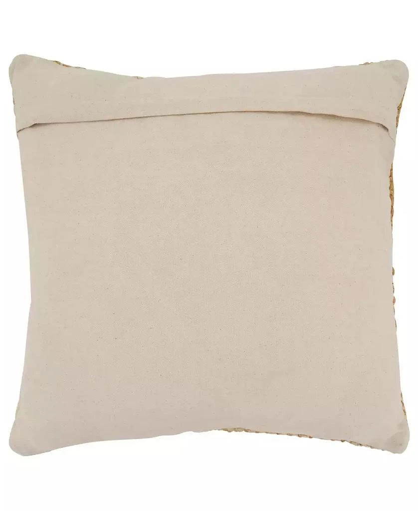 Saro Lifestyle Woven Poly Filled Decorative Pillow, 18" x 18" 2