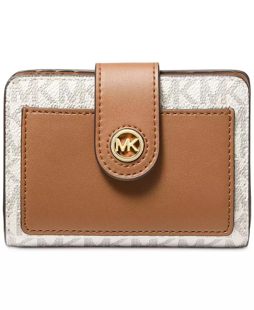 Michael Kors Charm Small Tab Compact Pocket Wallet 1