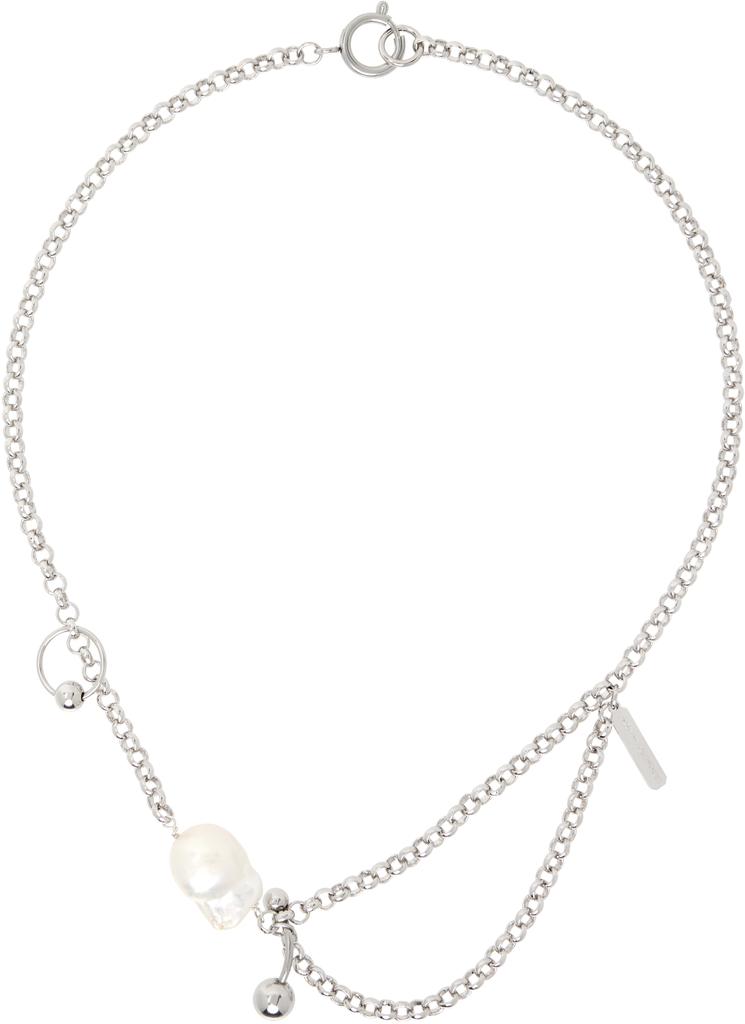 White & Silver Diana Necklace – On Sale Now with Up to 10