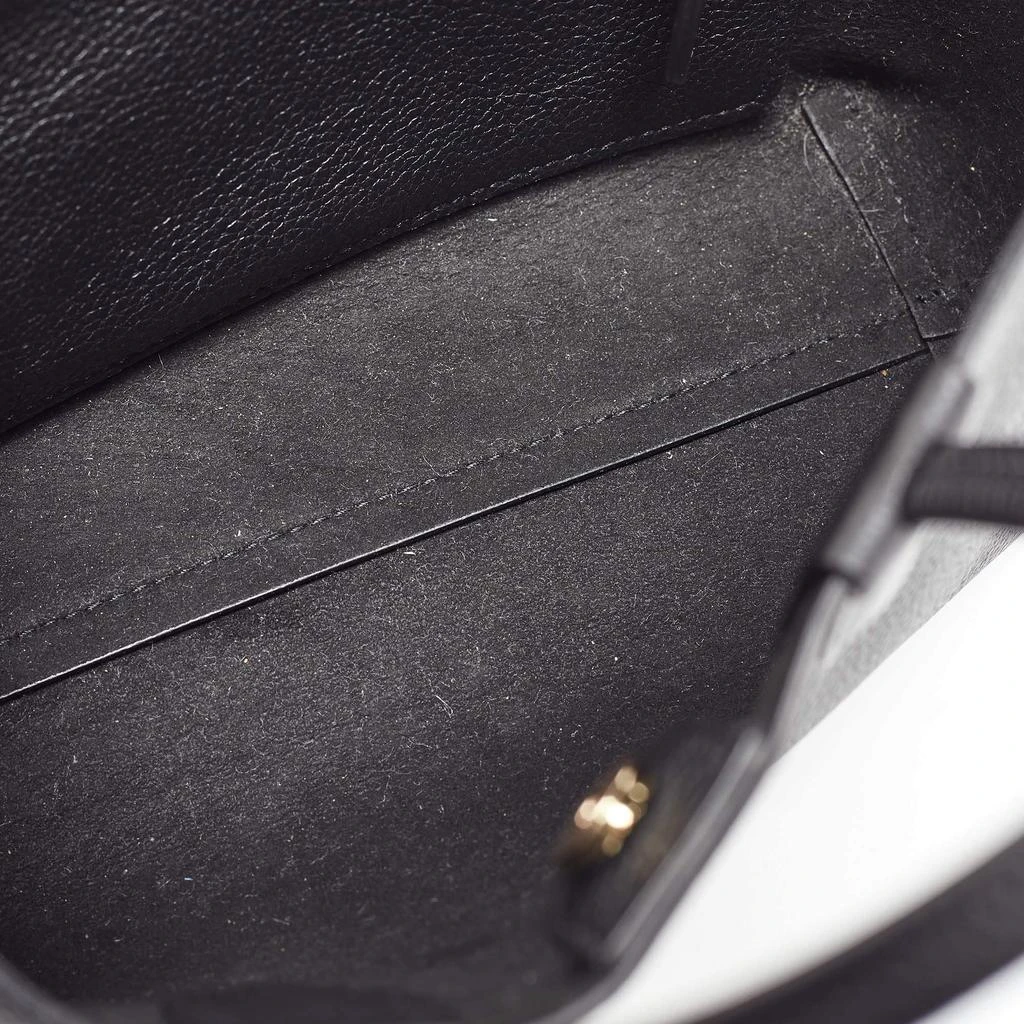 Alexander McQueen Alexander McQueen Black Leather Mini Shopper Tote 7