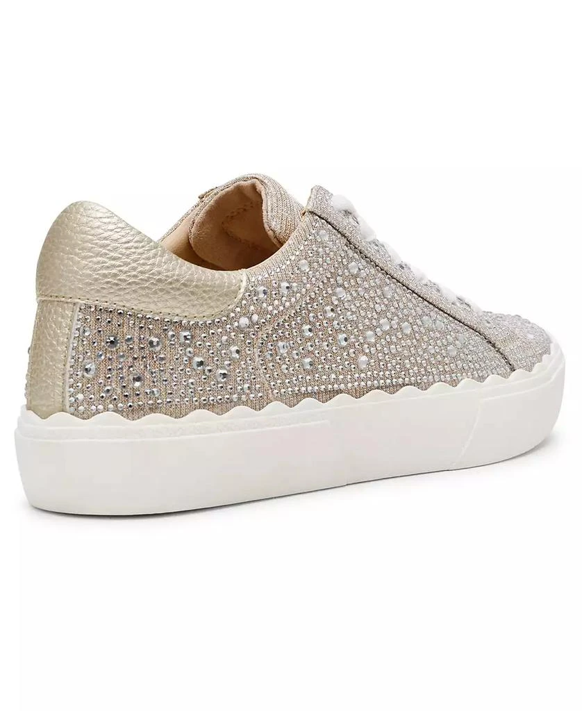 Anne Klein Women's Carrie-C Embellished Lace Up Sneakers 7