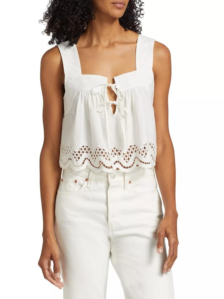 Rails Blythe Cotton Lace Crop Top 3
