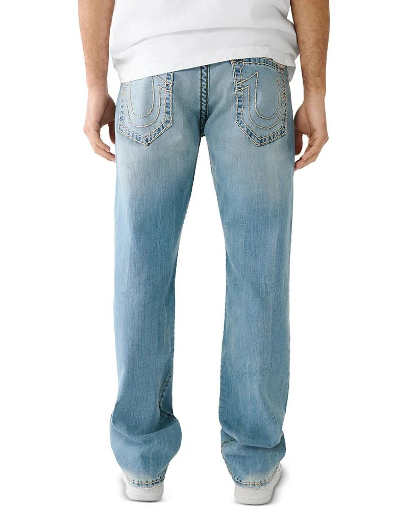 True Religion Ricky Super T Straight Fit Jeans in Brussels Blue 2