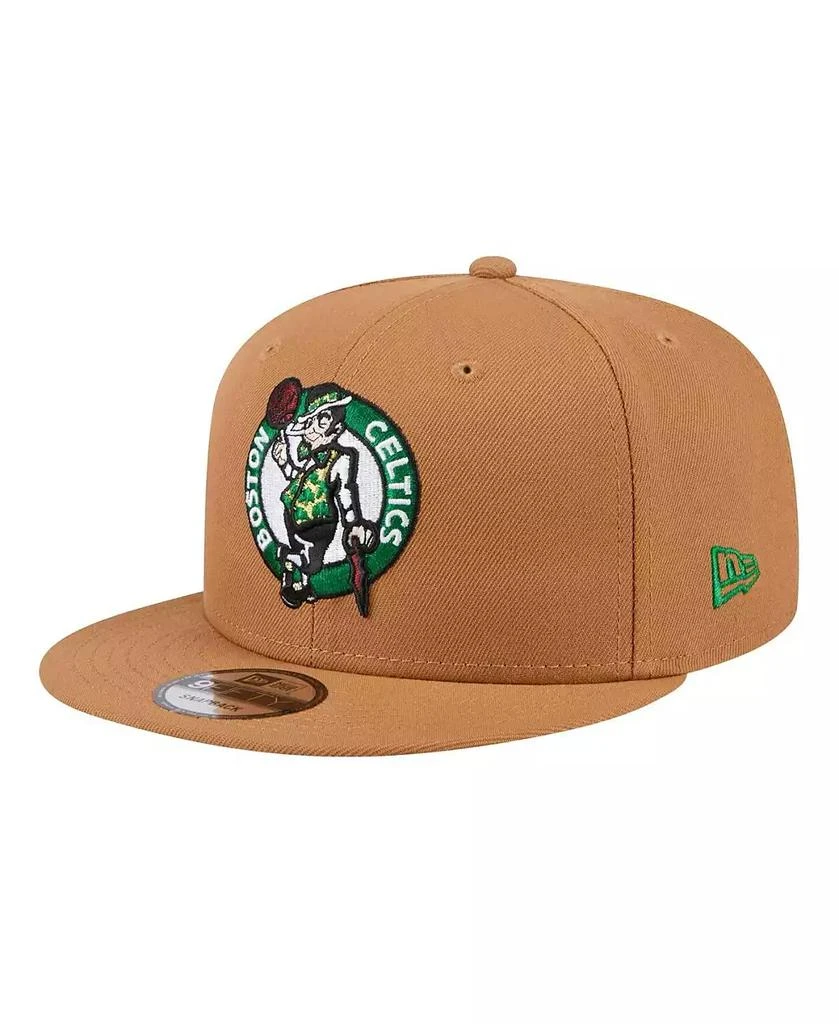 New Era Men's Tan Boston Celtics Color Pack 9FIFTY Snapback Hat 4