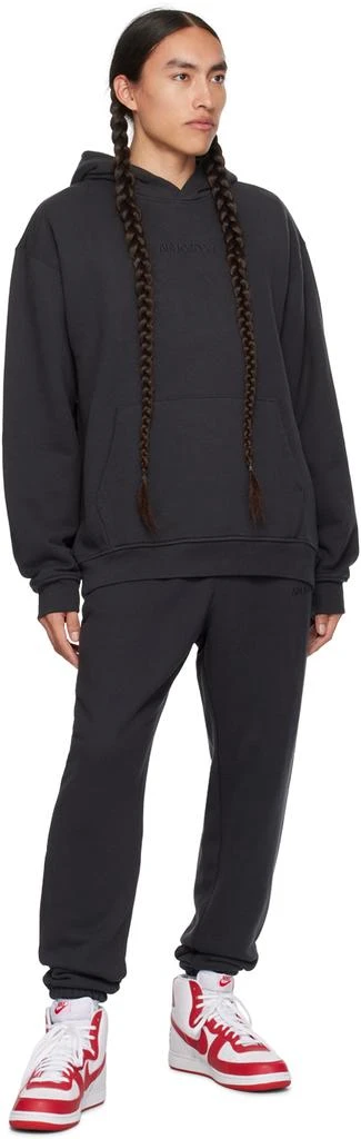 Jordan Black Air Jordan Wordmark Hoodie 4