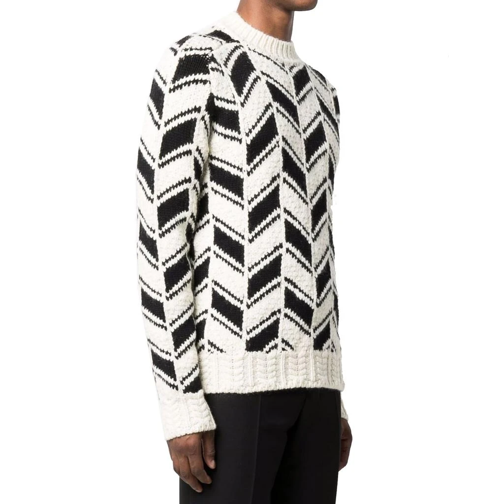 SAINT LAURENT Saint Laurent Chevron Motif Sweater 2