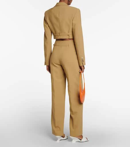 Dion Lee Interlock belted cropped blazer 3