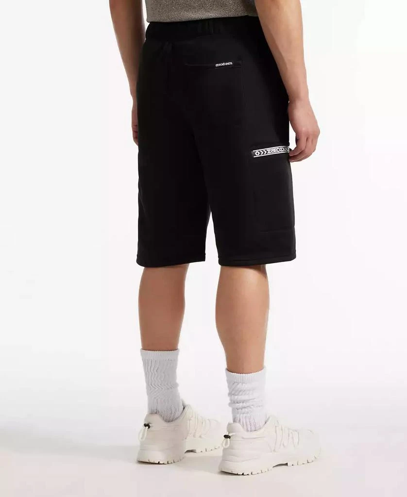 Ecko Unltd Men's Stitched Pockets Fleece Shorts 3