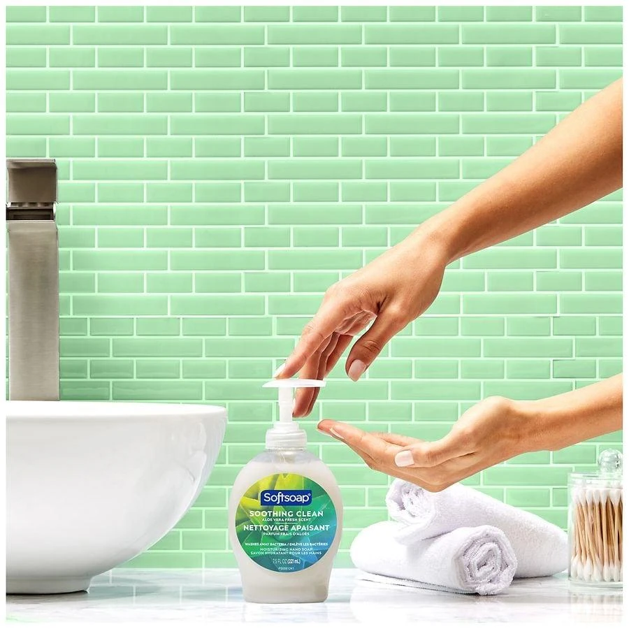 Softsoap Liquid Hand Soap Pump Aloe Vera Fresh 4