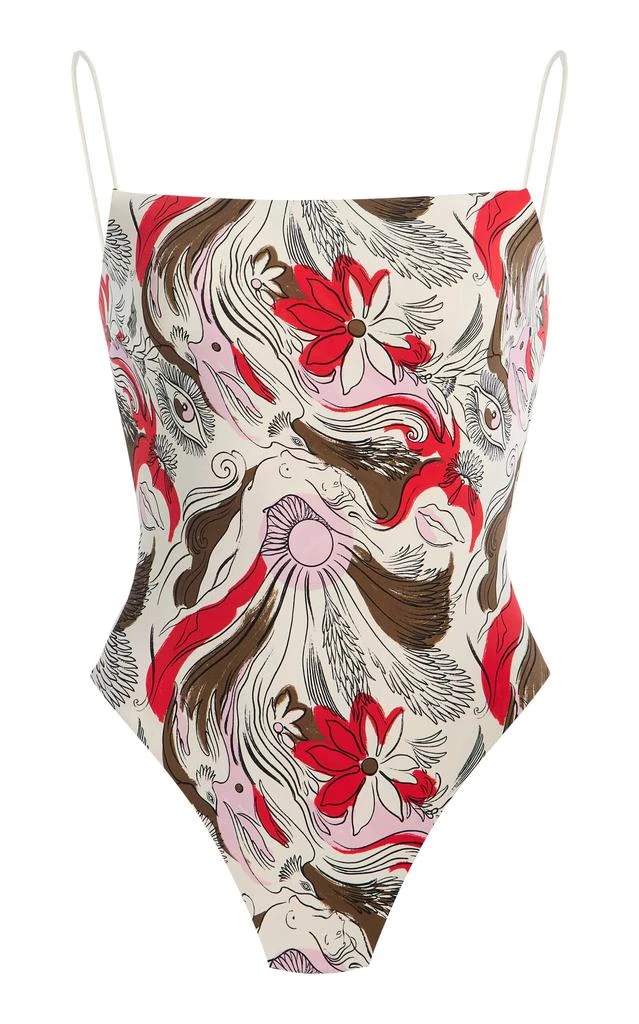 Ziah Ziah The Fine Strap One-Piece Swimsuit - Moda Operandi