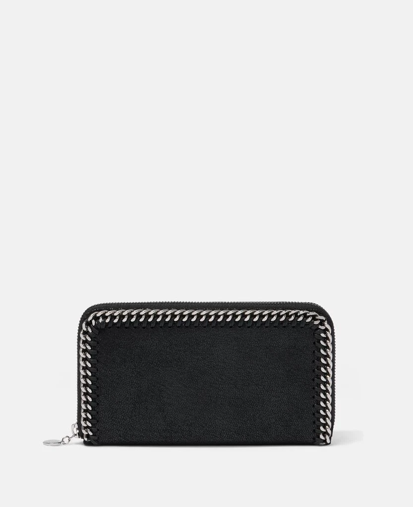 Stella McCartney Stella McCartney - Falabella Zip Continental Wallet, Woman, Black 1