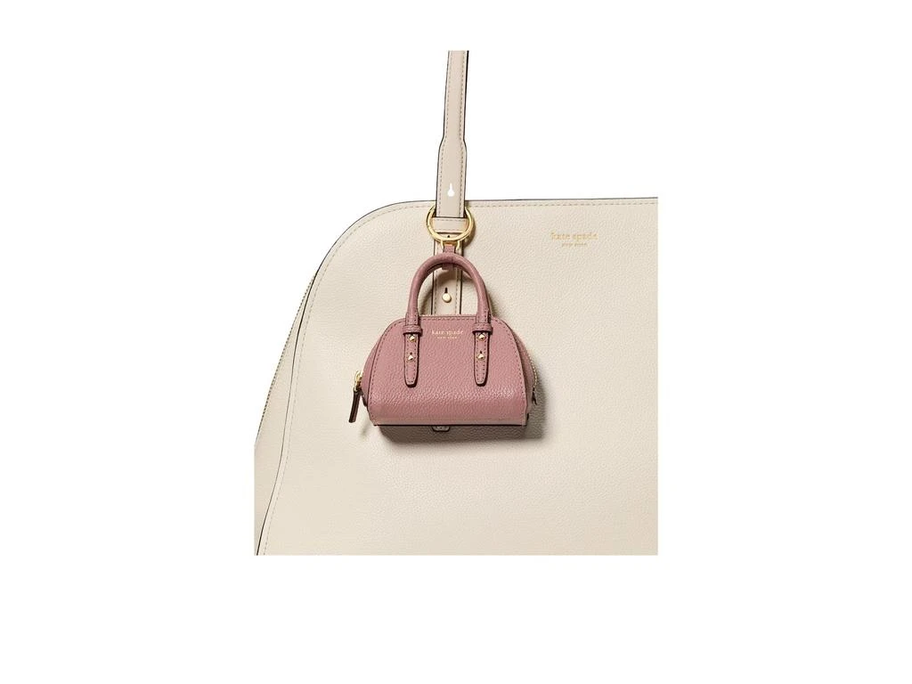 Kate Spade Charmed Pebbled Leather Nano Carryall Bag Charm 2