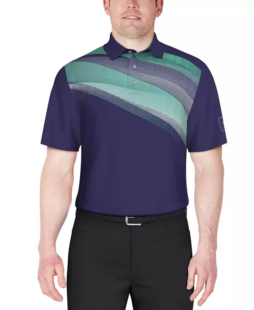 PGA TOUR Men's Golf Bag Graphic Regular Fit Polo Shirt