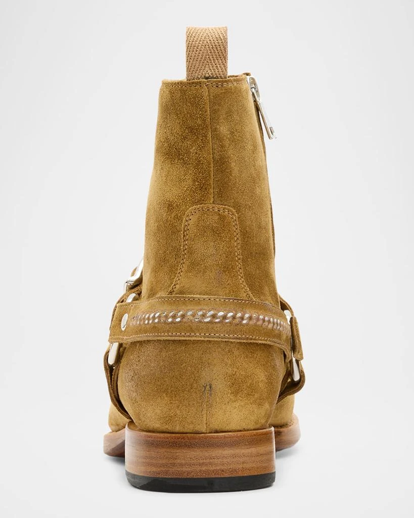 John Varvatos Men's Regent Harness Suede Ankle Boots 4