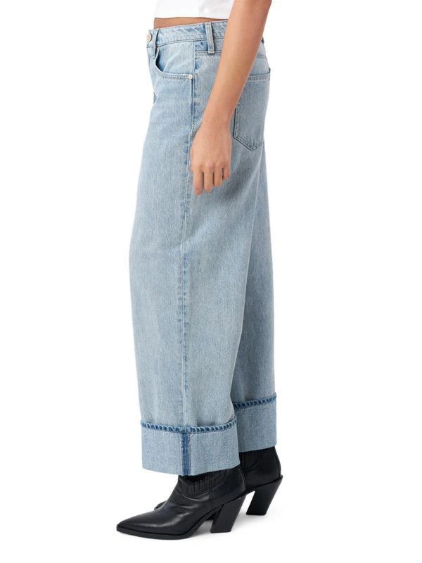 Seven7 ​Cropped Wide-Leg Cuffed Jeans 3