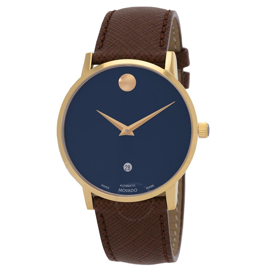 Movado Museum Classic Automatic Blue Dial Men's Watch 0607806