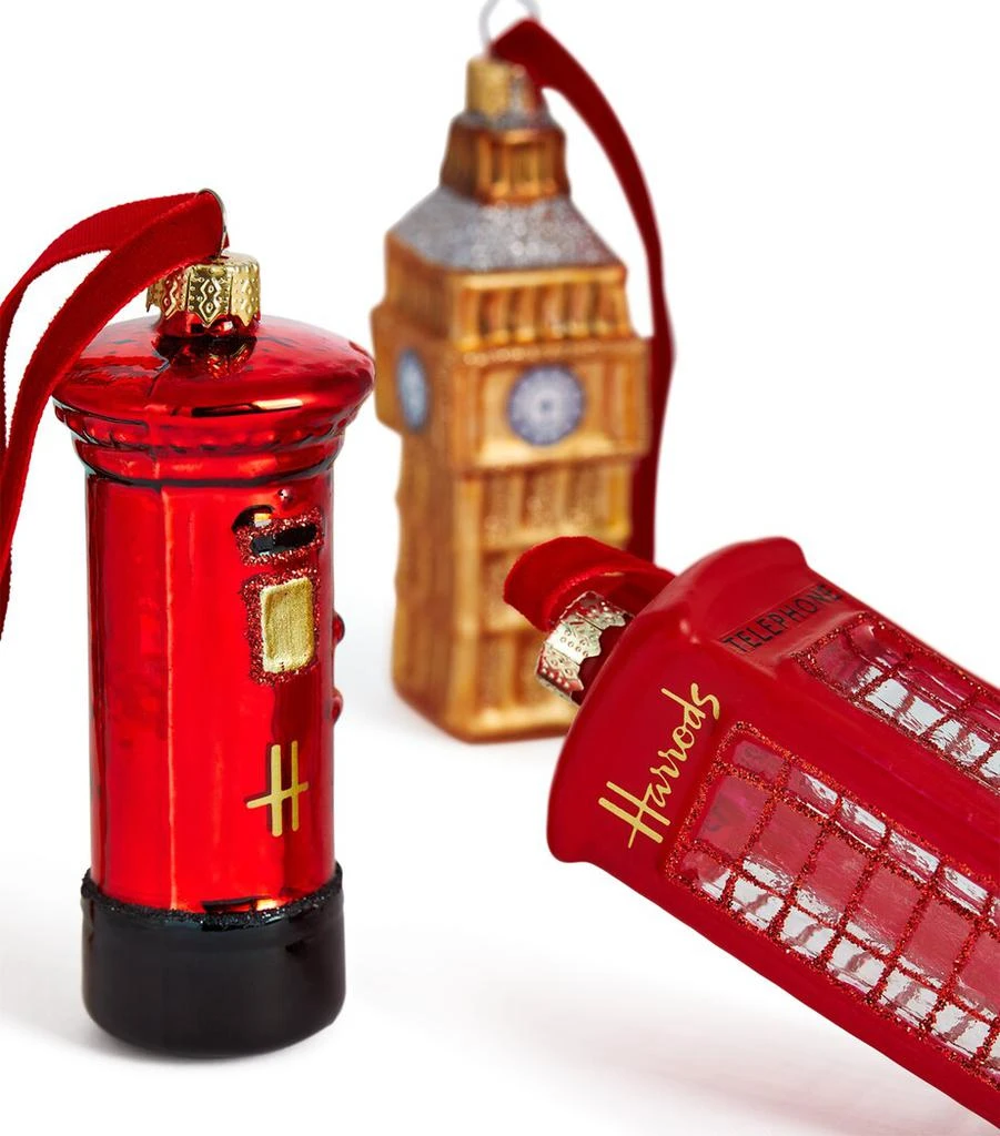 Harrods London Icons Tree Decorations (Set of 3) 3