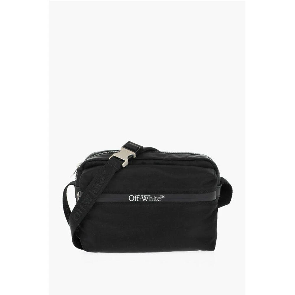 Off-White Off- Solid Color Nylon Camera Women's Bag 1