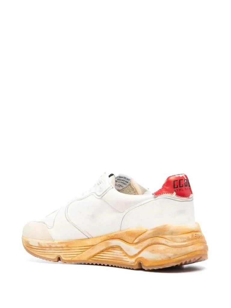 Golden Goose Golden Goose Running Sole Sneakers With Red Leather Star And Heel Tab Shoes 4