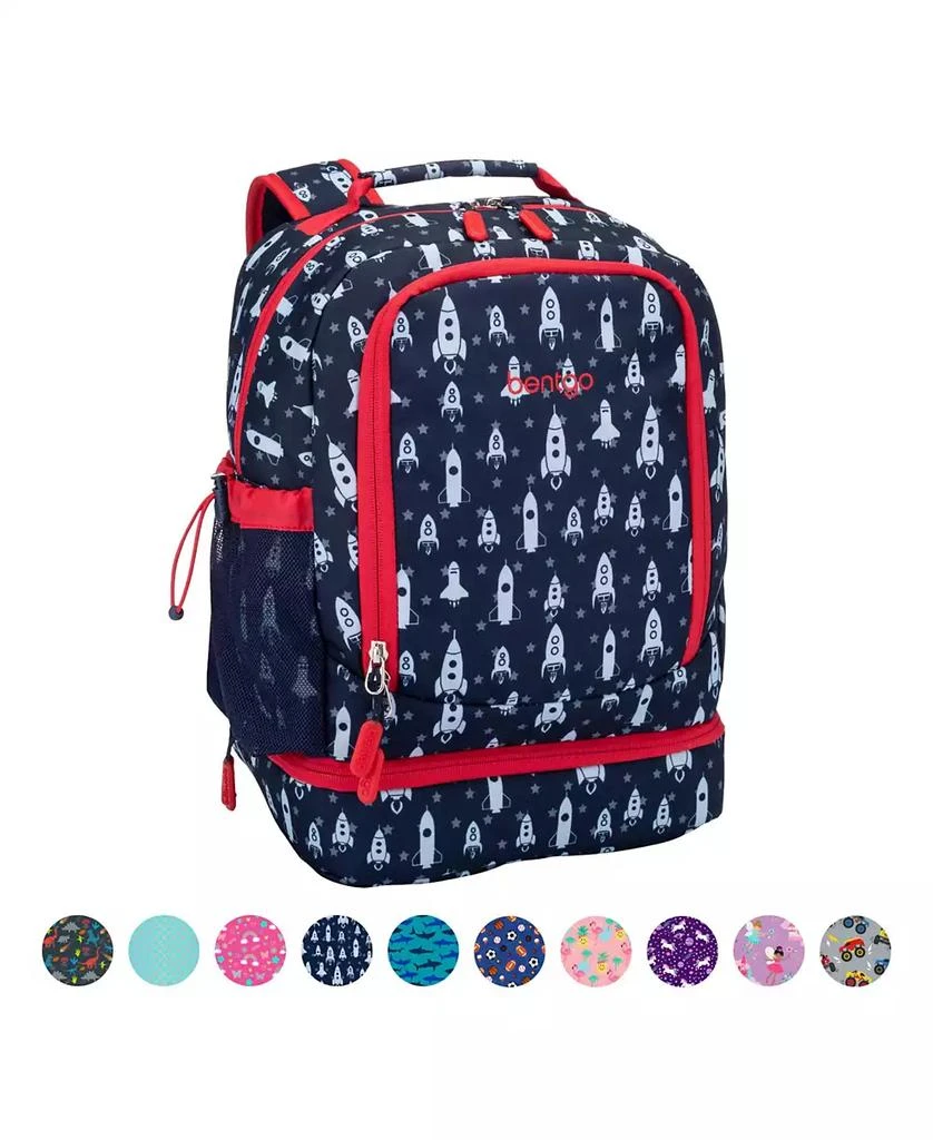 Bentgo Kids Prints 2-In-1 Backpack and Insulated Lunch Bag - Rocket 6